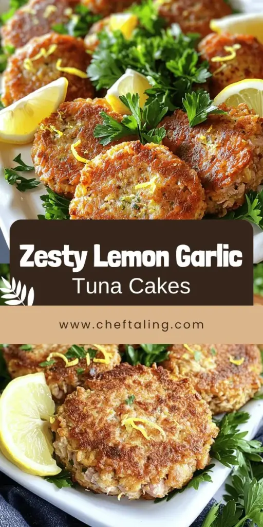 Whip up a delicious meal in no time with this flavorful and easy lemon garlic tuna cakes recipe! Packed with protein and bursting with taste, these cakes are perfect for the whole family. Learn how to create crispy, golden patties using simple ingredients you already have at home. Make it a family cooking adventure or a quick weeknight dinner. Dive into the full recipe now and discover how simple it is to elevate your meals!