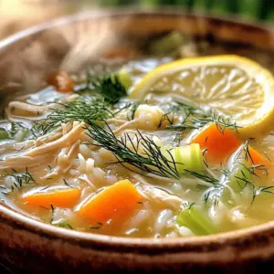 The heart of Avgolemono Greek Lemon Chicken Soup lies in its simple yet rich ingredients. You will need boneless, skinless chicken thighs. Thighs bring a juicy, tender texture to the soup. You can also use chicken breasts if you prefer.