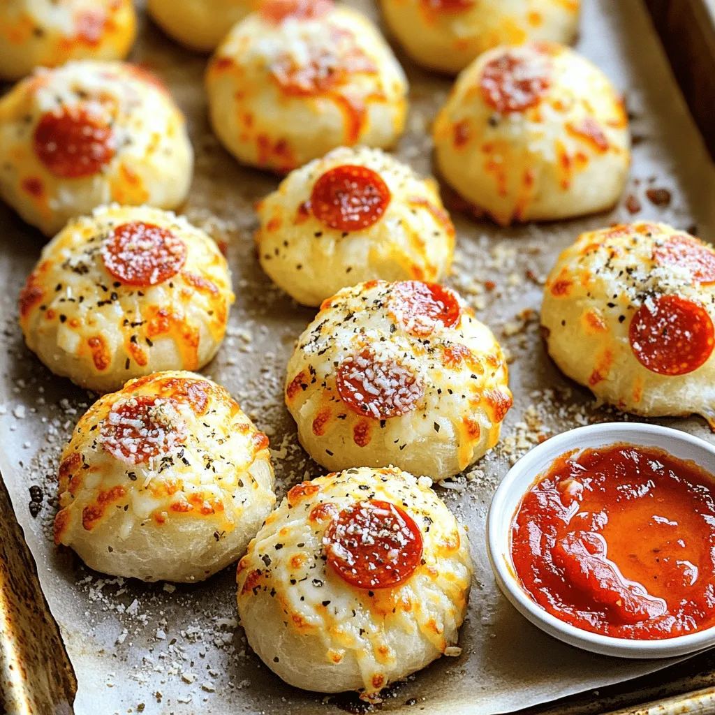 To make easy pizza bombs, you need simple pizza bomb ingredients. Here’s what you will need: