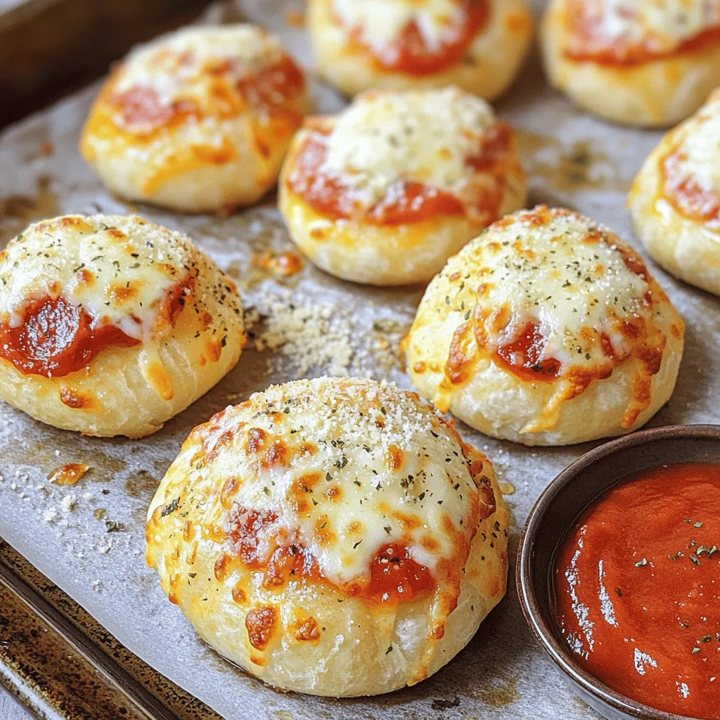 To make easy pizza bombs, you need simple pizza bomb ingredients. Here’s what you will need: