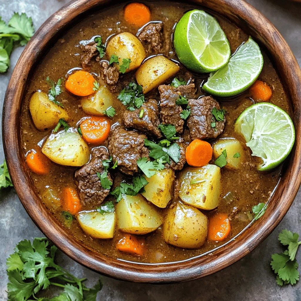 For a great beef Mexican stew, you need key ingredients. The best beef stew recipe starts with 2 lbs of beef chuck. This cut is tender and flavorful when cooked slowly. You also need 2 tablespoons of olive oil to sear the beef and add richness.