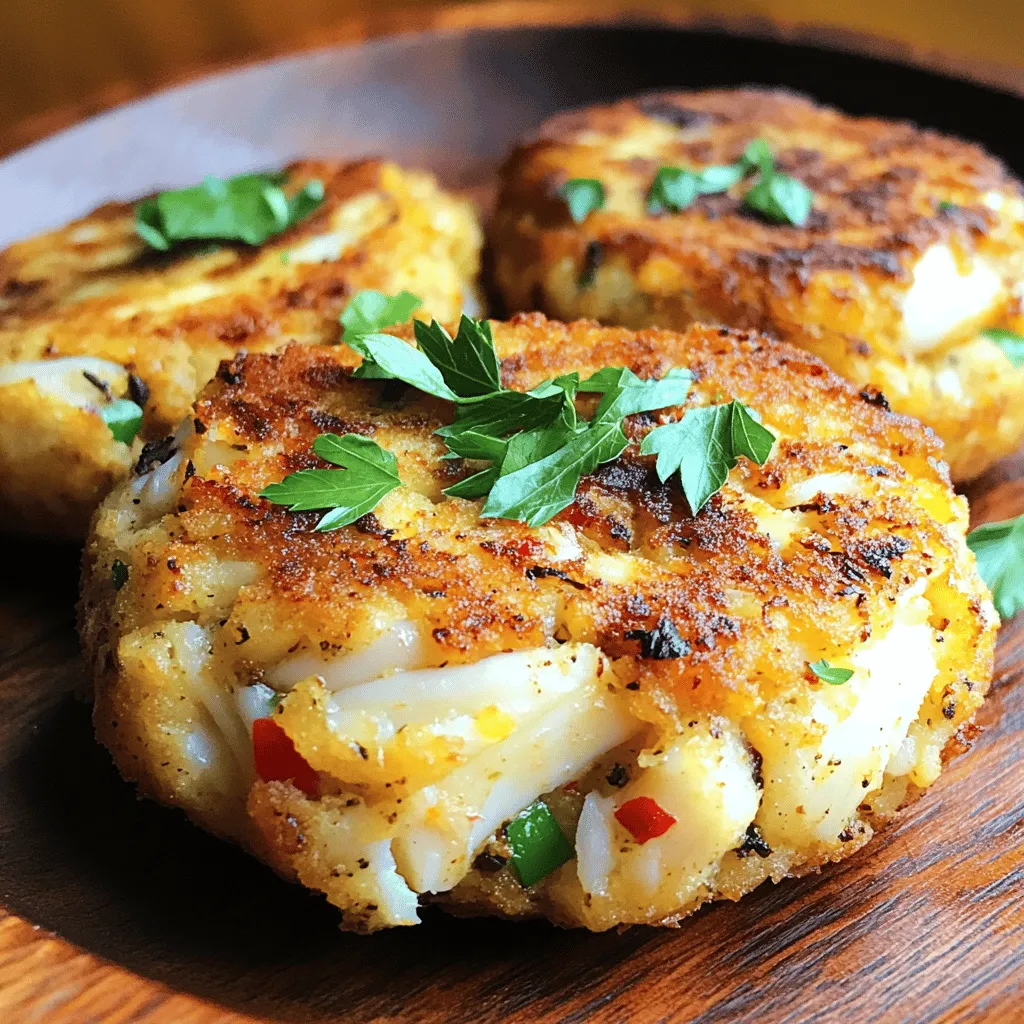 Maryland Style crab cakes need fresh and simple ingredients. The star of the dish is blue crab meat. You want to use 1 pound of lump crab meat. This meat has a sweet and delicate flavor. It also holds together well when cooked.