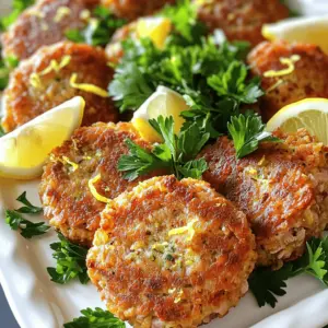 To make lemon garlic tuna cakes, gather your ingredients first. You need two cans of tuna, breadcrumbs, mayonnaise, Dijon mustard, an egg, lemon juice, lemon zest, minced garlic, parsley, onion powder, salt, and pepper. These simple items create a tasty dish that anyone can enjoy.