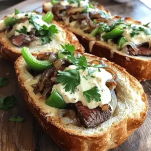 To make the best Philly cheesesteak cheesy bread, you need fresh ingredients. A large loaf of artisan bread is essential. French or Italian bread works best. This type of bread holds up to the filling and adds great texture.