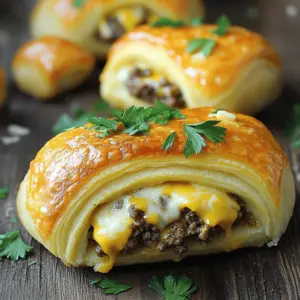 To make garlic parmesan cheeseburger bombs, you need simple cheeseburger bomb ingredients. Start with 1 pound of ground beef. This sets the base for your bombs. You must also have 1 cup of shredded cheddar cheese. The cheddar adds a nice creamy texture.