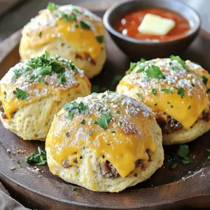To make garlic Parmesan bacon cheeseburger bombs, you need simple ingredients. Start with 1 pound of ground beef. Choose quality beef for the best taste. Next, use half a cup of cooked bacon, chopped into small pieces. This adds a smoky flavor.