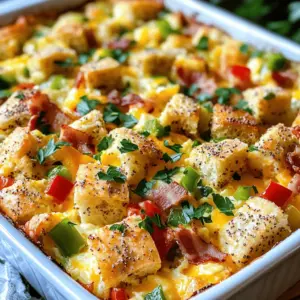 - 4 everything bagels, cut into cubes - 8 large eggs - 2 cups milk (whole or 2%) - 1 cup shredded sharp cheddar cheese