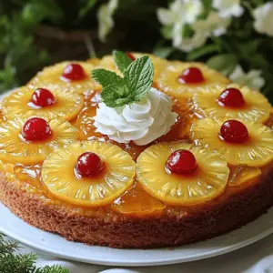 To make this classic pineapple upside-down cake, you will need: