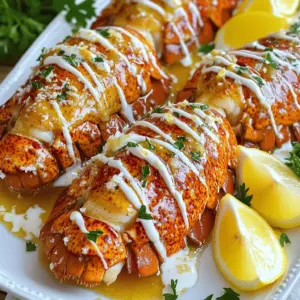 To make creamy garlic butter lobster tails, you need simple yet flavorful ingredients. Here’s what you will need: