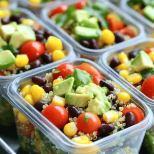 Meal prep can be fun and simple. One of my favorite recipes is a quinoa salad. It is colorful, tasty, and packed with nutrition. You can make it in less than 40 minutes.