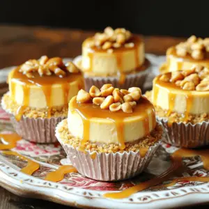 - 1 cup graham cracker crumbs - 4 tablespoons unsalted butter, melted - 1/4 cup granulated sugar - 12 oz cream cheese, softened - 1 cup creamy peanut butter - 1/2 cup powdered sugar - 2 teaspoons vanilla extract - 1 cup heavy cream - 1/4 cup caramel sauce (store-bought or homemade) - 1/4 cup chopped roasted peanuts (for garnish)