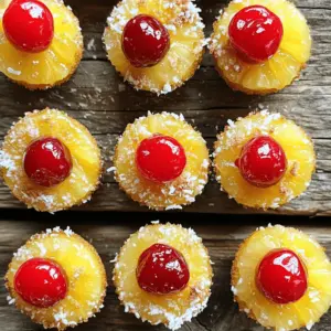 - 1 cup all-purpose flour - 1/2 cup brown sugar, packed - 1/4 cup granulated sugar - 1/2 cup unsalted butter, softened (plus extra for greasing) - 2 large eggs - 1 teaspoon vanilla extract - 1/4 cup crushed pineapple (drained) - 1/2 cup maraschino cherries, stems removed - Additional brown sugar for the topping