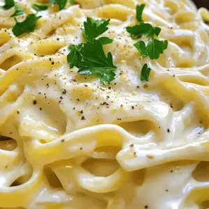 To make this Olive Garden Alfredo delight, gather these simple ingredients: - 12 oz fettuccine pasta - 1/2 cup (1 stick) unsalted butter - 2 cups heavy cream - 1 1/2 cups freshly grated Parmesan cheese - 2 cloves garlic, minced - Salt and pepper to taste - 1/4 teaspoon nutmeg (optional) - Fresh parsley, chopped (for garnish) You will need a few kitchen tools to make this dish: - Large pot for boiling pasta - Strainer for draining pasta - Medium saucepan for the sauce - Wooden spoon for stirring - Measuring cups and spoons - Cheese grater for the Parmesan Choosing the right ingredients makes a big difference. Here are my tips: - Pasta: Look for fresh or high-quality dried fettuccine. It should feel firm. - Butter: Use unsalted butter for better control of salt. - Cream: Choose heavy cream for a rich, thick sauce. - Parmesan: Always go for fresh-grated Parmesan. Pre-grated cheese lacks flavor. - Garlic: Choose firm garlic cloves. Fresh garlic gives the best taste. - Nutmeg: A pinch of nutmeg adds warmth but is optional. - Parsley: Fresh parsley adds nice color and flavor. Using fresh and high-quality items will make your Alfredo sauce taste amazing. Enjoy your cooking journey! First, grab a big pot and fill it with water. Add a good amount of salt to the water. Turn the heat to high and bring the water to a boil. Once boiling, add 12 oz of fettuccine pasta. Cook it according to the package instructions until it is al dente. This should take about 8 to 10 minutes. When it's ready, save 1 cup of the pasta water. Then, drain the pasta in a colander and set it aside. Next, take a medium saucepan and set it over medium heat. Add 1/2 cup of unsalted butter to the pan. Let it melt slowly. Be careful not to let it brown. Once the butter is melted and bubbling, stir in 2 cloves of minced garlic. Sauté the garlic for about 1 minute. You want it to smell good but not brown. Then, slowly pour in 2 cups of heavy cream while stirring. Let this simmer for 2 to 3 minutes. This helps the sauce thicken a bit. Now, gradually mix in 1 1/2 cups of freshly grated Parmesan cheese. Keep stirring until the cheese melts and the sauce is smooth. If it’s too thick, use some reserved pasta water to thin it out. Finally, season the sauce with salt, pepper, and a pinch of nutmeg, if you like. Now it’s time to bring it all together. Add the cooked fettuccine to the Alfredo sauce. Toss it gently to coat the pasta well with the creamy sauce. Make sure every piece of pasta is covered. Serve the pasta on plates and top it with freshly chopped parsley for some color. This adds a nice touch and a bit of flavor. Enjoy your Olive Garden Alfredo, a creamy pasta delight! For the full recipe, check the details above. To make a perfect Alfredo sauce, I always start with fresh ingredients. Use unsalted butter for a smooth base. Melt it gently in a pan; this keeps it creamy. Next, add minced garlic. Sauté it just until fragrant to avoid a burnt taste. Pour in heavy cream slowly while stirring. This helps the cream blend well with the butter. Let it simmer for a few minutes. This step makes the sauce thicker. Gradually stir in freshly grated Parmesan cheese. The cheese adds rich flavor and creaminess. If the sauce is too thick, add a splash of reserved pasta water. This will help achieve your desired consistency. Many people rush the cooking process. Avoid cooking the sauce on high heat. This can cause it to separate. Another mistake is using pre-grated cheese. It often contains anti-caking agents. These can prevent it from melting smoothly. Also, don’t forget to taste your sauce. Adding salt and pepper enhances the flavor. Lastly, ensure your pasta is al dente. Overcooked pasta can become mushy. I love serving Alfredo with fettuccine, but you can use any pasta. Try pairing it with grilled chicken or shrimp for added protein. Fresh vegetables like broccoli or spinach can brighten the dish. A side salad with a light vinaigrette complements it well. For drinks, a crisp white wine works nicely. You can also serve garlic bread on the side. It’s perfect for soaking up any leftover sauce. Enjoy the creamy goodness of this dish! {{image_2}} You can easily make Olive Garden Alfredo more filling by adding protein. Chicken is a great choice. Grilled or sautéed chicken adds flavor and texture. Just slice it and mix it into the pasta. Shrimp is another tasty option. Cook shrimp in the same pan after the garlic, and add them to the sauce. You can even use sausage or tofu for a different twist. Each protein brings its own flavor and makes the dish even better. Adding vegetables packs more nutrition into your meal. Broccoli works well with Alfredo. Steam or sauté it, then mix it in. Spinach is another great choice. It wilts down nicely and adds color. Mushrooms also add a rich flavor. Sauté them until they're tender, and then stir into the pasta. You can use any veggies you like. Just make sure they complement the creamy sauce. If you need a gluten-free version, use gluten-free pasta. There are many brands available. They cook just like regular pasta, so no worries there. For a dairy-free option, swap heavy cream with coconut milk or cashew cream. Nutritional yeast can add a cheesy flavor. You can also find dairy-free cheeses that melt well. These swaps let everyone enjoy this creamy delight. For the full recipe, check out the Creamy Dreamy Alfredo . To store your Olive Garden Alfredo, let it cool first. Place it in an airtight container. Make sure to cover the pasta well. It can stay fresh in the fridge for up to three days. Be sure to label the container with the date. This way, you won't forget when you made it. When you want to reheat your Alfredo, use a pot on low heat. Add a splash of milk or cream to keep it creamy. Stir often to avoid burning. You can also use a microwave. Heat it in short bursts, stirring in between. This helps it heat evenly. Freezing Alfredo is easy, but it can change the texture. To freeze, place the cooled pasta in a freezer-safe container. You can freeze it for up to two months. When ready to use, thaw it in the fridge overnight. Reheat as mentioned above, adding a little cream if needed. This will help bring back its creaminess. The secret is in the fat! Use heavy cream and butter. They add richness. Freshly grated Parmesan cheese also helps. It melts smoothly into the sauce. Avoid pre-grated cheese. It contains anti-caking agents that can affect texture. Cook the sauce gently to keep it creamy. Stir often to blend flavors well. Yes, you can make it ahead! Prepare the sauce and store it in the fridge. Just reheat it gently on low heat. Add a splash of cream or reserved pasta water to thin it out. This keeps the sauce creamy. Cook the pasta fresh when you are ready to serve. Combine them just before eating. To make a healthier Alfredo, try these swaps: - Use half-and-half instead of heavy cream. - Substitute some butter with olive oil. - Add pureed cauliflower for added creaminess. These changes lower the fat and calories while keeping the flavor. Fettuccine is the classic choice. Its wide shape holds the sauce well. You can also try other pastas: - Linguine - Penne - Farfalle These shapes work too, but fettuccine is the star for a reason! Olive Garden's Alfredo stands out for its rich flavor and creamy texture. It uses fresh ingredients and simple techniques. Their blend of garlic and nutmeg adds a special touch. The sauce is comforting and pairs well with many dishes. Yes, you can easily make a vegetarian Alfredo! Simply omit any meat. Use vegetable broth for extra flavor if desired. Ensure your cheese is rennet-free to keep it vegetarian. You can also add veggies like spinach or mushrooms for a tasty twist. For the full recipe, check out the Creamy Dreamy Alfredo section! This post covered how to make great Alfredo sauce and perfect pasta. I shared tips on picking fresh ingredients and using the right tools. You learned step-by-step cooking instructions and how to fix common mistakes. We explored tasty variations for all diets and how to store your leftovers. Remember, a creamy sauce comes from quality ingredients and careful cooking. Enjoy your cooking adventure with Alfredo, and don’t hesitate to experiment for your ideal dish.