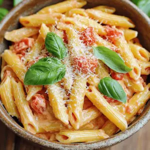 To make a delicious creamy vodka pasta, you need these main items: