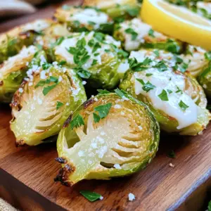 To make Garlic Parmesan Roasted Brussels Sprouts, gather these simple items: