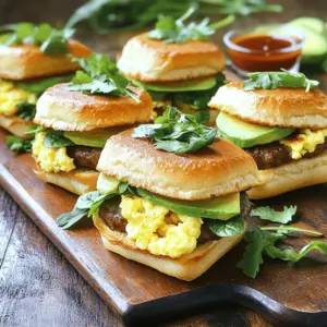 To make breakfast sliders, you need simple and tasty ingredients. Here’s what you’ll need: