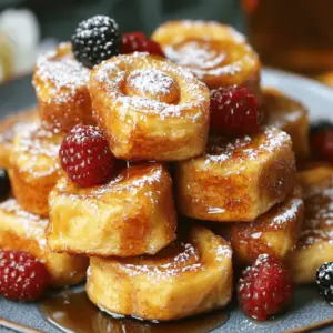 To make cinnamon roll french toast bites, you need simple ingredients. Here’s what you will need: