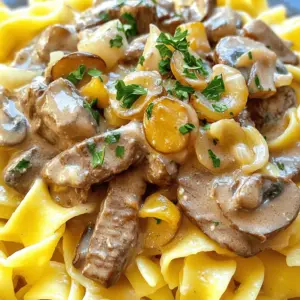 To make classic beef stroganoff, you need the following ingredients: - 1 pound beef sirloin, cut into thin strips - 2 tablespoons all-purpose flour - 2 tablespoons olive oil - 1 medium onion, finely chopped - 3 cloves garlic, minced - 8 ounces mushrooms, sliced - 1 teaspoon Dijon mustard - 1 cup beef broth - 1 cup sour cream - 1 tablespoon Worcestershire sauce - Salt and pepper to taste - Fresh parsley, chopped (for garnish) - Cooked egg noodles, for serving