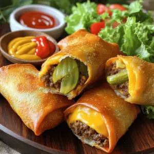 - 1 pound ground beef - 1 cup shredded cheddar cheese - ½ cup diced pickles