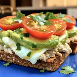 - 2 cups cooked chicken, shredded - 1 ripe avocado, mashed - 1/2 cup Greek yogurt