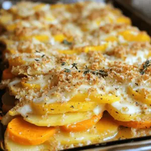- 3 cups mixed root vegetables (e.g., potatoes, carrots, parsnips, sweet potatoes), peeled and thinly sliced - 1 medium onion, thinly sliced - 2 cups heavy cream