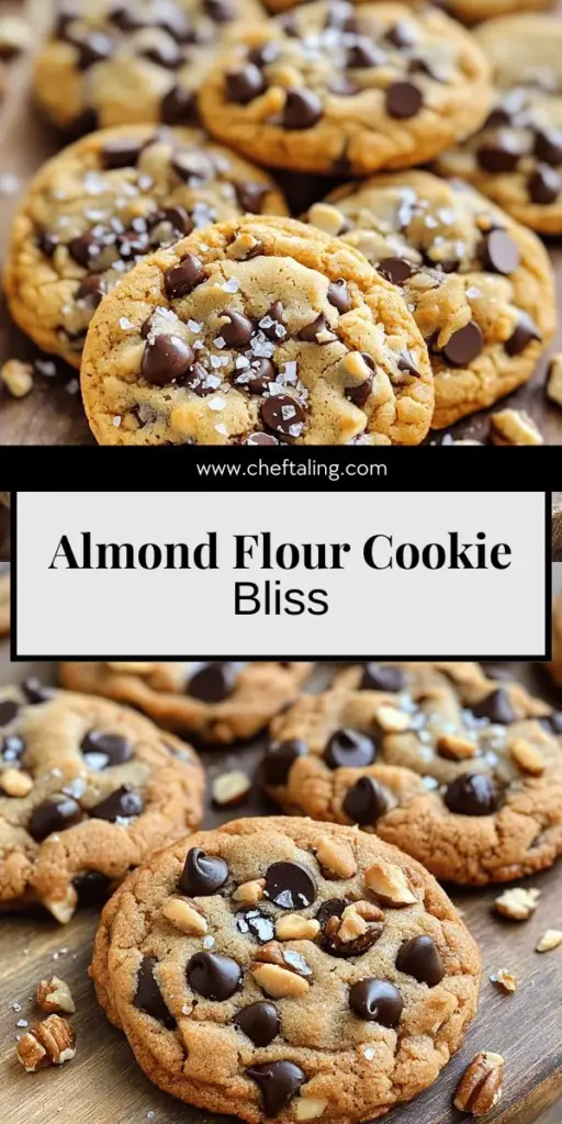 Indulge in the delightful taste of Almond Flour Chocolate Chip Cookies with this easy recipe! These gluten-free cookies are soft, chewy, and full of chocolate goodness. Discover simple steps, helpful tips, and fun variations to create your perfect treat. Whether you’re baking for yourself or sharing with loved ones, this recipe will surely satisfy your sweet tooth. Click through now to explore the full recipe and start baking your delicious cookies today!