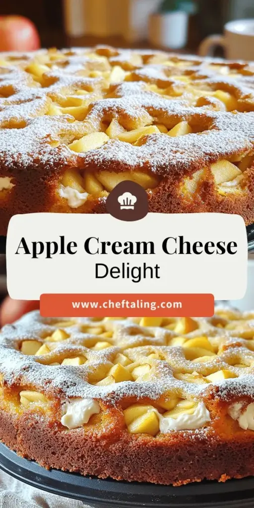 Indulge in the delightful flavors of this Delectable Apple Coffee Cake With Cream Cheese Filling! Perfect for breakfast or dessert, this cake features sweet apples and a rich, creamy filling that will impress everyone. Get ready to follow simple steps and tips for a moist, tasty treat. Click through to discover the full recipe and start baking this irresistible cake that will warm your heart and home!