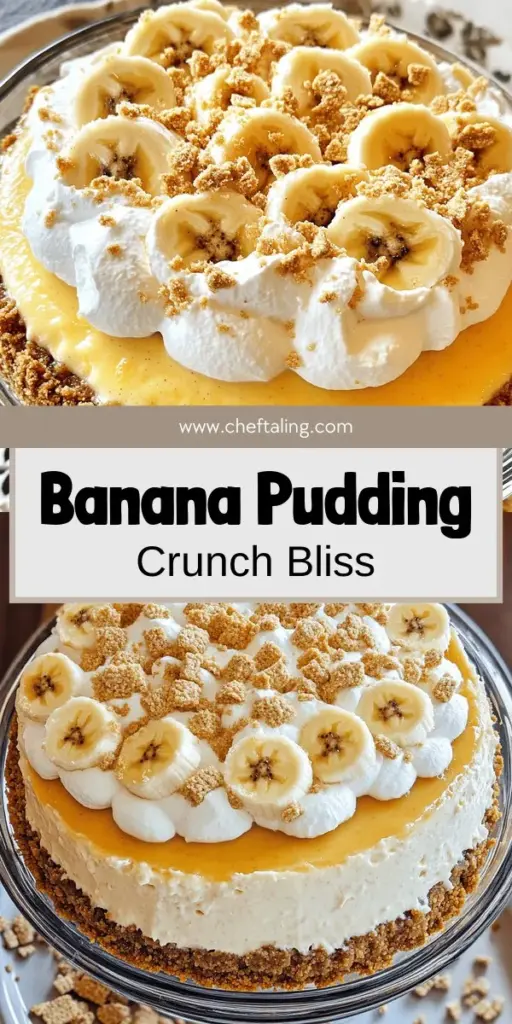 Indulge in the ultimate dessert experience with this delicious Banana Pudding Crunch Cheesecake recipe! Combining creamy cheesecake, sweet banana flavor, and a crunchy Nilla wafer topping, it’s perfect for any occasion. This easy-to-follow recipe includes helpful tips and creative variations. Discover how to create a stunning dessert that will wow your friends and family. Click through to explore the full recipe and transform your dessert game!