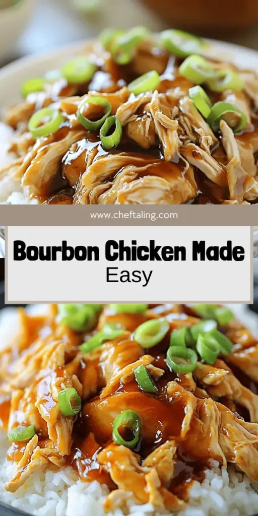 Craving a meal that's both flavorful and effortless? Discover my delicious Crock Pot Bourbon Chicken recipe! This dish combines tender chicken thighs with a sweet and savory sauce made from simple ingredients. Just set your slow cooker and let it do the magic! Perfect for impressing guests or enjoying a cozy night in. Dive into this mouthwatering recipe and unlock the secrets to a standout dinner. Click through to explore the full recipe now!