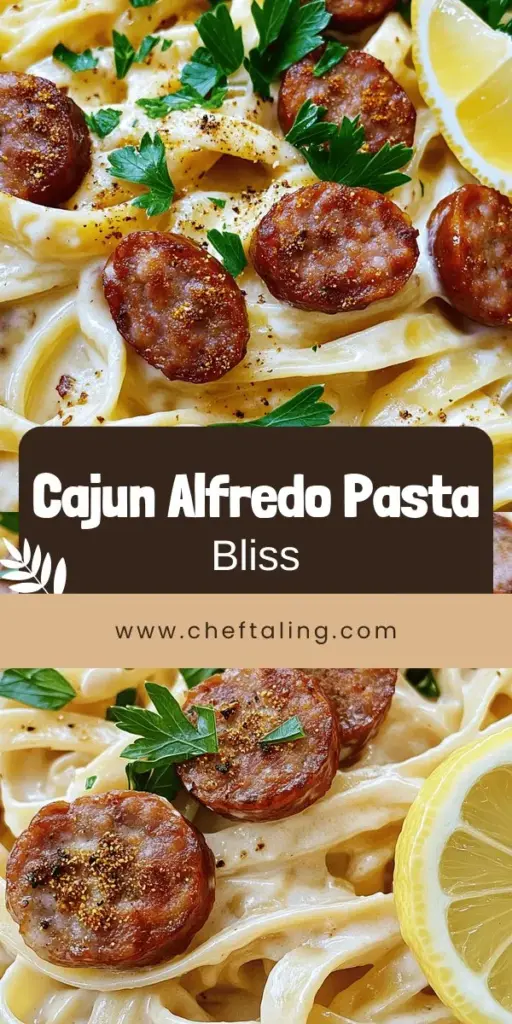 Indulge in a flavor-packed meal with this Creamy Cajun Alfredo with Smoked Sausage Delight! Perfect for busy weeknights, this easy recipe combines tender fettuccine, smoky sausage, and a rich, creamy sauce that your family will love. Experiment with spices and ingredients to suit your taste, and enjoy a delicious homemade dinner in no time. Click through now to grab the full recipe and unleash your inner chef!