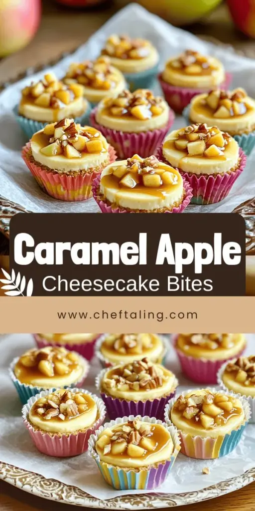 Satisfy your sweet tooth with these Mini Caramel Apple Cheesecake Bites, the perfect fall treat! These delightful bites combine creamy cheesecake with fresh apples and a drizzle of rich caramel, making them ideal for parties or a cozy night in. Easy to make and oh-so-delicious, they are sure to impress family and friends. Click to explore the full recipe and start whipping up these tiny delights today!