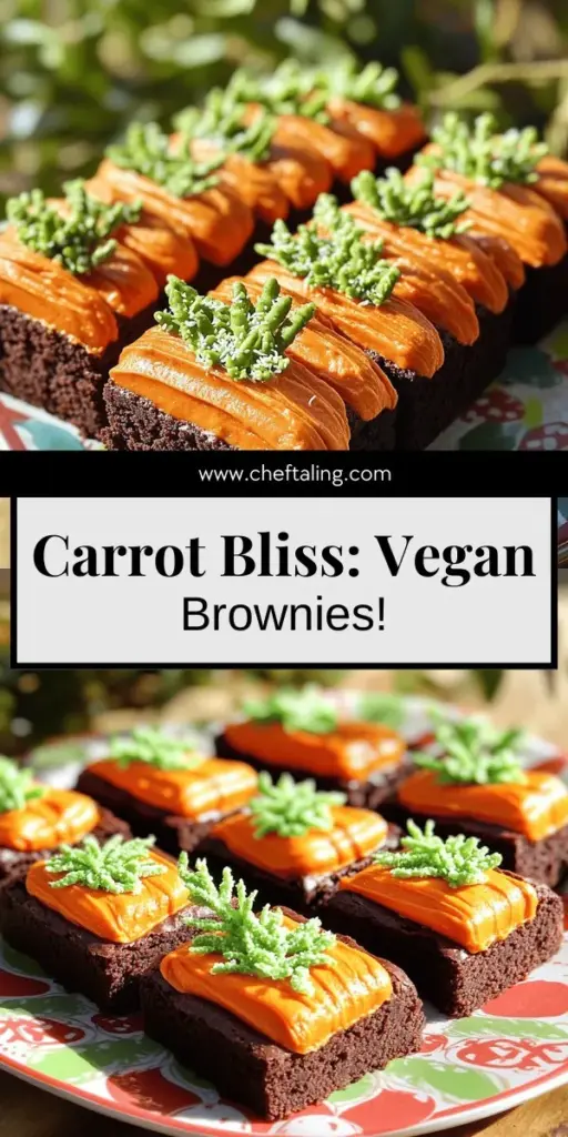 Elevate your Easter festivities with Carrot-Shaped Vegan Easter Brownies! This delightful recipe combines decadently rich brownies with a playful carrot design, making them an eye-catching treat for all. With easy step-by-step instructions, allergen-friendly modifications, and fun decorating ideas, you'll impress your guests in no time. Perfect for both novice and expert bakers, click to explore the full recipe and spread the joy this holiday!