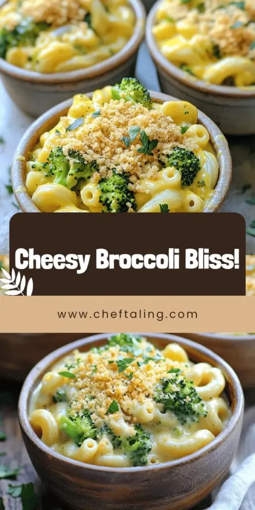 Dive into the delicious world of Broccoli Cheddar Mac and Cheese, a creamy comfort dish that will warm your heart! This recipe elevates classic mac and cheese by incorporating fresh broccoli and a rich cheese sauce that’s easy to make. Perfect for family dinners or impressing friends, learn the step-by-step process to create this cheesy delight. Don't miss out on the full recipe—click through now to start cooking!