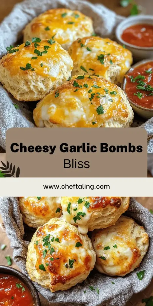 Get ready to tantalize your taste buds with Pillsbury Biscuit Garlic Butter Cheese Bombs! These delicious treats are perfect for any occasion and incredibly easy to make. With gooey cheese, rich garlic butter, and a blend of savory herbs, they are sure to impress your family and friends. Follow our step-by-step guide and discover fun variations to suit your taste. Click to explore the full recipe and start your cheesy adventure today!