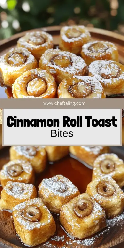 Indulge in a delightful twist on breakfast with Cinnamon Roll French Toast Bites! These sweet, easy-to-make treats combine the fluffy goodness of cinnamon rolls with the satisfying flavor of French toast. Perfect for brunch or a cozy snack, this simple recipe will impress your loved ones. Unleash your creativity with optional add-ins and toppings to make them uniquely yours. Click through to discover the full recipe and start your delicious adventure today!