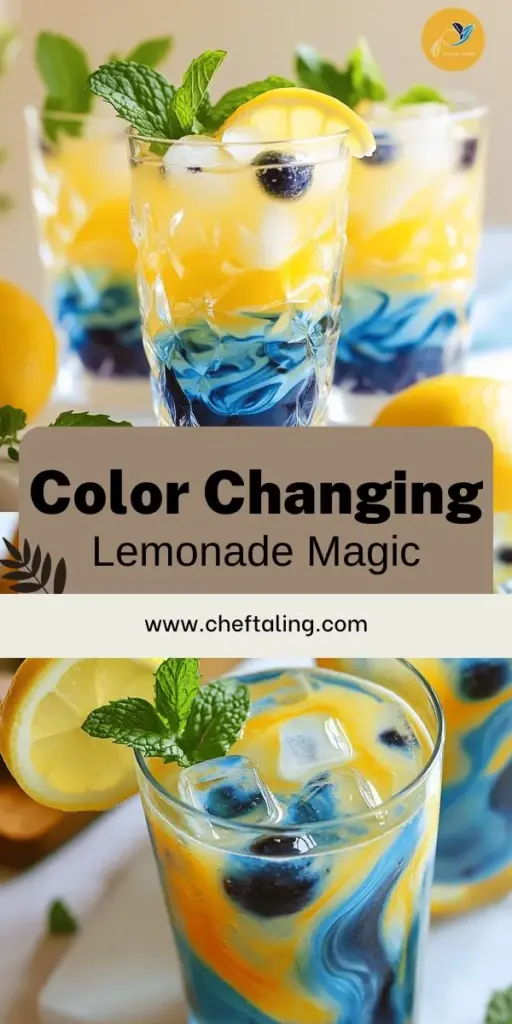 Quench your thirst this summer with a captivating color changing lemonade recipe that will wow your guests! This refreshing drink combines the tang of fresh lemons with the magic of color transformation using simple ingredients like baking soda and blueberry juice. Discover how to easily make this fun drink, customize it to your taste, and impress everyone at your summer parties. Click through to learn the full recipe and get ready for some colorful fun!