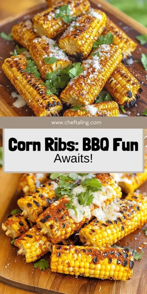 Elevate your summer BBQs with this delicious corn ribs recipe! Perfectly seasoned and fun to eat, these corn ribs are a unique twist on a classic favorite. Discover easy step-by-step instructions, tips for seasoning, and cooking methods that will impress your guests. Don't miss out on the chance to add this mouthwatering dish to your menu. Click through to explore the full recipe and make your summer gatherings unforgettable!