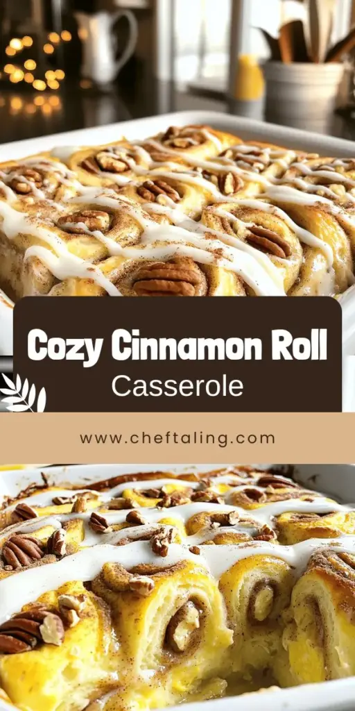 Get ready to impress your guests with comforting holiday brunch recipes, featuring a delightful cinnamon roll casserole! This easy-to-make dish is perfect for cozy gatherings, combining rich flavors and warm textures that everyone will love. With simple ingredients and customizable toppings, you can create a festive masterpiece. Click through for the full recipe and tips to make your holiday brunch unforgettable! Enjoy delicious flavors and happy moments with loved ones!