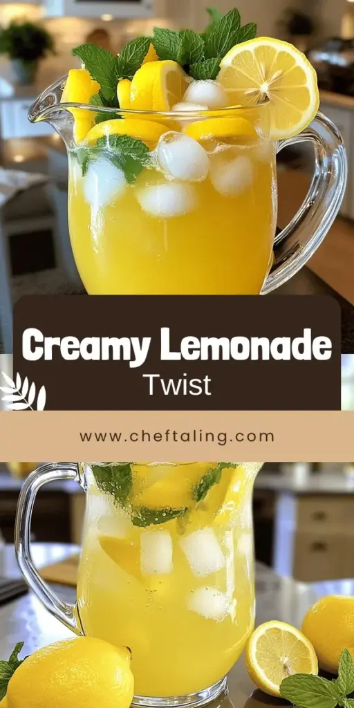 Beat the summer heat with a delicious glass of Condensed Milk Lemonade! This unique drink combines fresh lemon juice with creamy condensed milk for a refreshing twist that's easy to customize. Perfect for any occasion, whether you're lounging by the pool or hosting a party. Discover simple steps and fun variations to elevate your drink. Click through to explore the full recipe and make your summer sipping unforgettable!