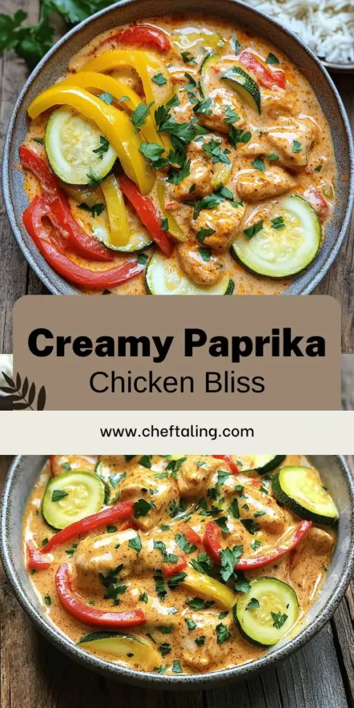 Savor the taste of Cremiges Paprika-Zucchini-Hähnchen with this delightful and creamy recipe! Combining juicy chicken, fresh zucchinis, and colorful bell peppers in a rich coconut cream sauce, this dish is perfect for a quick weeknight dinner or meal prep. Discover easy step-by-step instructions and tips to make this savory masterpiece in your kitchen. Click through to explore the full recipe and elevate your cooking tonight!