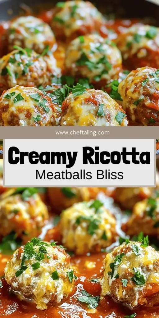 Looking for a flavorful and easy-to-make dish? Try these delicious ricotta meatballs! Combining creamy ricotta with juicy ground beef, this recipe guarantees a satisfying dinner everyone will love. You'll get step-by-step instructions and tips on how to perfect these meatballs. Serve them with pasta, or try them in a sub! Discover how to impress your family tonight with this tasty recipe. Click to explore all the details and elevate your cooking!