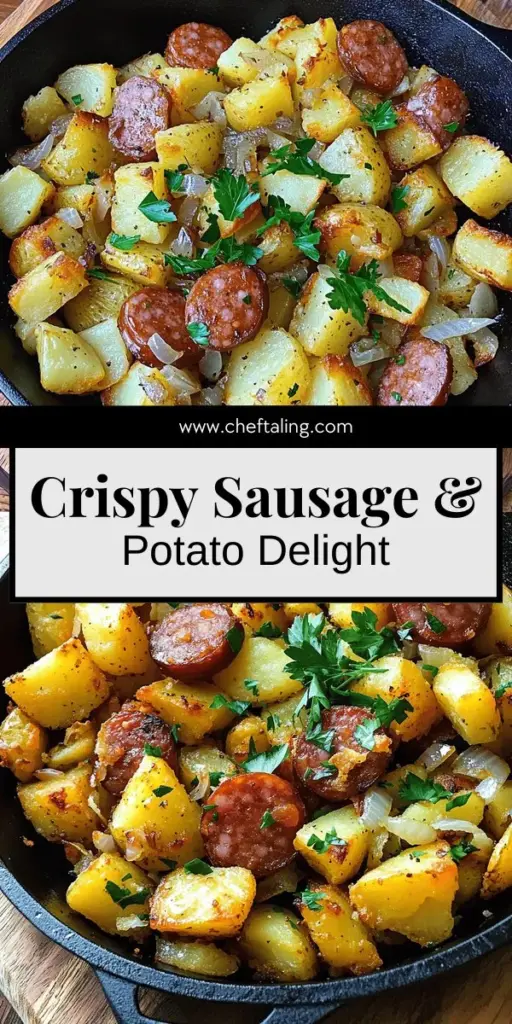 Indulge in the ultimate comfort food with crispy fried potatoes and Polish sausage! This easy recipe guides you through making delectable, golden-brown potatoes paired with savory kielbasa, perfect for any meal. From soaking potatoes for that irresistible crunch to sautéing onions and garlic for added flavor, you'll learn all the secrets for a dish that satisfies your cravings. Click to discover the full recipe and impress your family with this delicious delight!