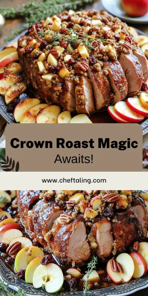 Impress your guests with a stunning stuffed pork crown roast that’s bursting with flavor! This delightful dish combines fresh herbs, savory stuffing, and juicy ingredients to create a centerpiece for any gathering. Learn how to prep, stuff, and roast this show-stopping meal, ensuring delicious results every time. Don’t miss out on the mouthwatering details—click through to explore the full recipe and step-by-step instructions!