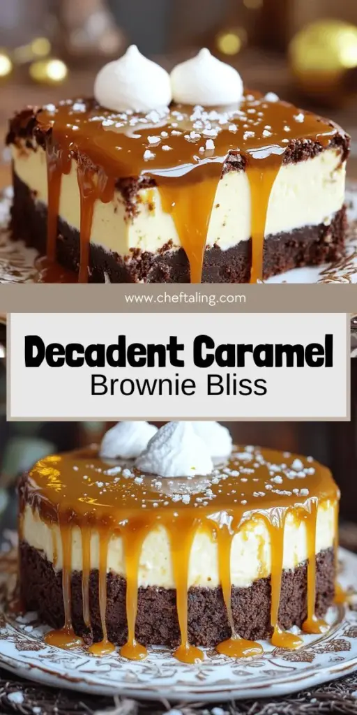 Indulge in the ultimate dessert experience with this rich and decadent Caramel Brownie Cheesecake! Featuring a fudgy brownie base, creamy cheesecake layer, and a luscious caramel drizzle, this recipe is perfect for impressing guests or satisfying your sweet cravings. Discover the easy steps and tips to create this delightful treat that will have everyone asking for seconds. Click to explore the full recipe and make your dessert dreams come true!