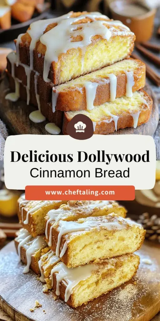 Indulge in the delightful flavors of Dollywood with the best cinnamon bread recipe! This easy-to-follow guide will help you create a warm, gooey loaf that’s perfect for any occasion. Made with simple ingredients and topped with a delicious glaze, your family and friends will be amazed by the rich, sweet taste. Don’t miss out on baking this delicious treat at home—click through for the full recipe and step-by-step instructions!