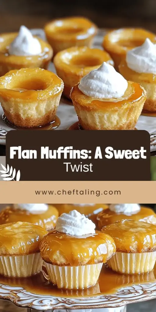 Indulge in the deliciousness of Caramel Flan Muffins with this easy recipe that combines the creamy texture of flan and the moistness of muffins. Perfect for parties or a sweet snack, these muffins are made with simple ingredients and come together effortlessly. Follow our step-by-step guide to create this delightful treat and impress your family and friends. Click through to explore more and start baking these scrumptious muffins today!