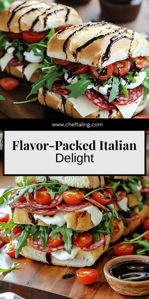 Elevate your lunch with a Chopped Italian Sandwich that bursts with delightful flavors! This tasty recipe combines savory meats, creamy cheeses, and fresh veggies to create a satisfying meal you'll crave. With simple step-by-step instructions and tips to customize your sandwich, you'll impress your taste buds in no time. Click through to explore the full recipe and discover how to create your perfect flavor explosion today!