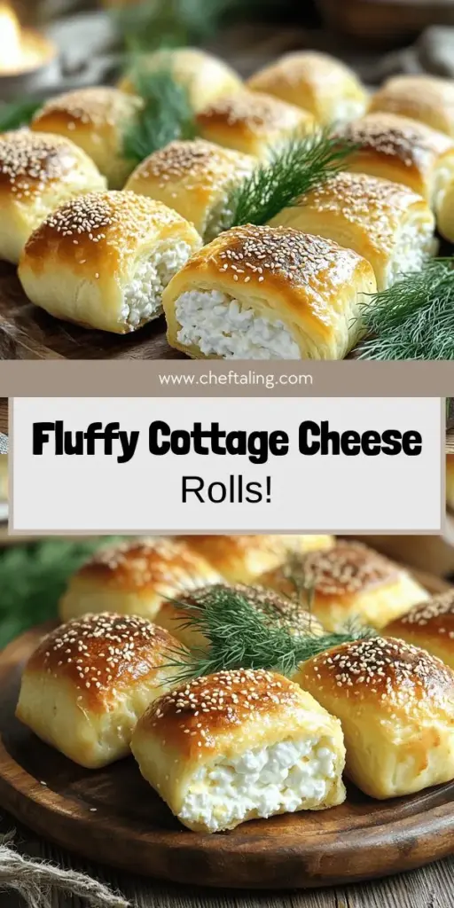 Impress your family with this easy Cottage Cheese Rolls recipe that's perfect for all ages! With just a few simple ingredients and clear, step-by-step instructions, you'll create soft and fluffy rolls everyone will love. Whether you're baking for a special occasion or just because, these rolls are versatile and can be customized to fit dietary needs. Click through to explore the full recipe and start rolling today!
