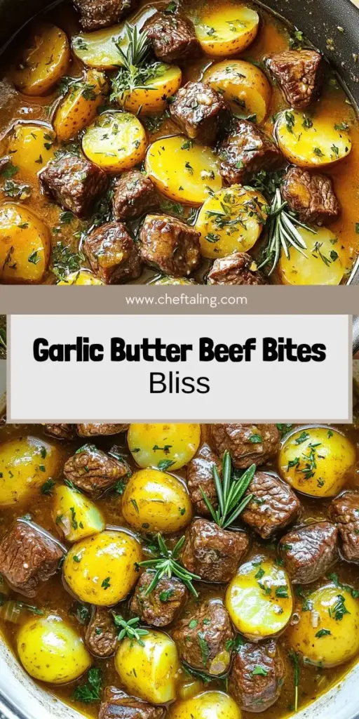 Indulge in the delightful flavors of Slow Cooker Garlic Butter Beef Bites & Potatoes with this easy recipe! Perfect for busy weeknights, this dish combines tender beef and creamy potatoes in a rich garlic butter sauce, all made effortlessly in your slow cooker. Discover step-by-step instructions and tips to elevate your cooking. Click through to explore this mouthwatering recipe and impress your family at dinner tonight!