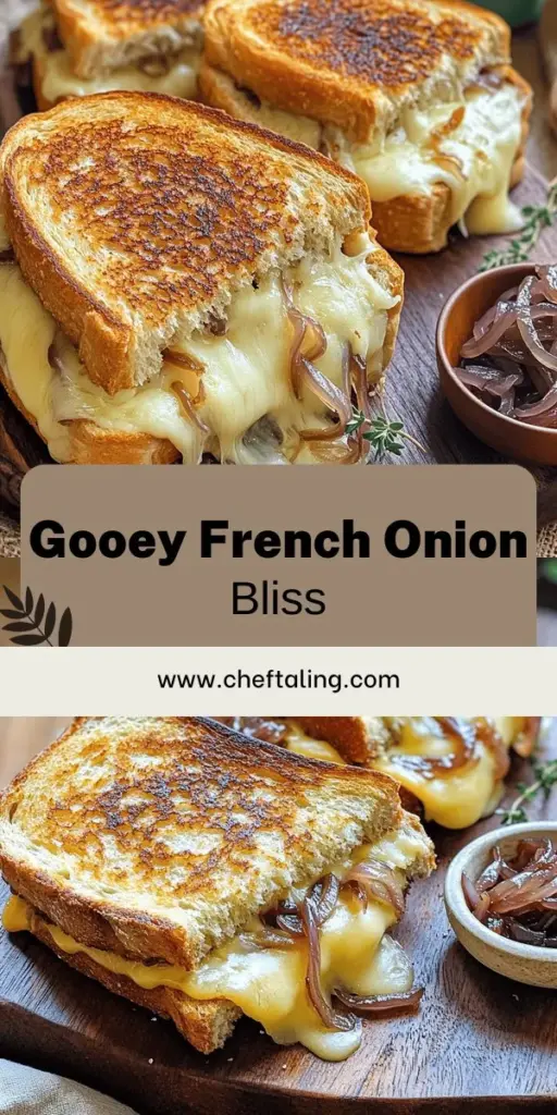 Indulge in the ultimate comfort food with this Gooey French Onion Grilled Cheese Delight Recipe! Combining the classic grilled cheese with caramelized onions, this dish is a savory explosion of flavors. Follow our step-by-step guide to create melty perfection, learn ingredient tips, and explore vegetarian options. Ready to impress at your next meal? Click through for the full recipe and enjoy a cheesy treat like never before!